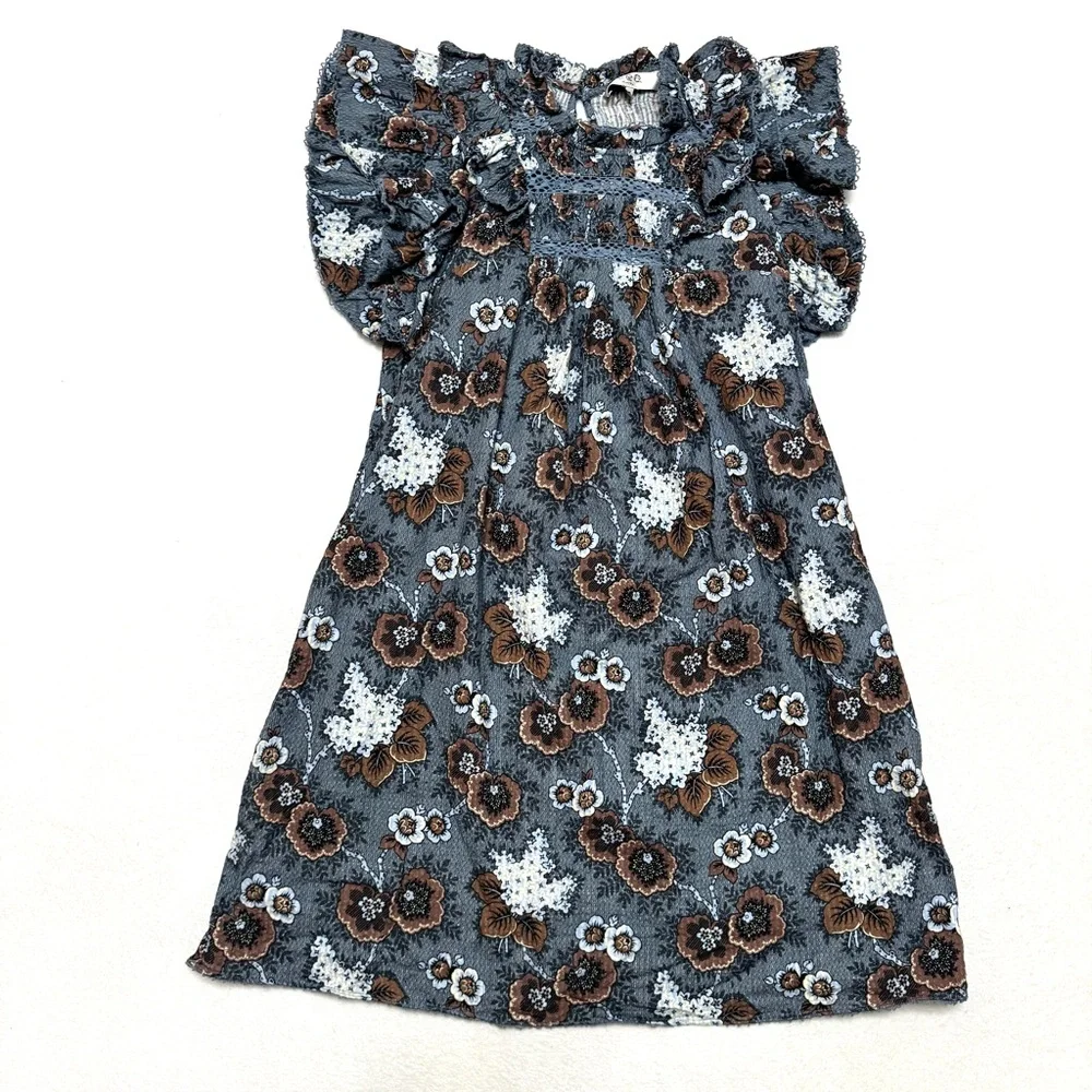 Sea New York Lucinda Seersucker Mini Dress Size S Small - Picture 5 of 11